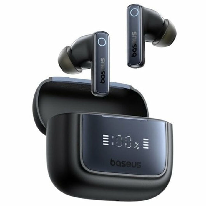 Auriculares con Micrófono Baseus Negro