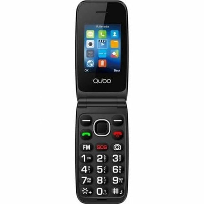 Téléphone portable pour personnes âgées Qubo NEONW BL SOS 2,4"