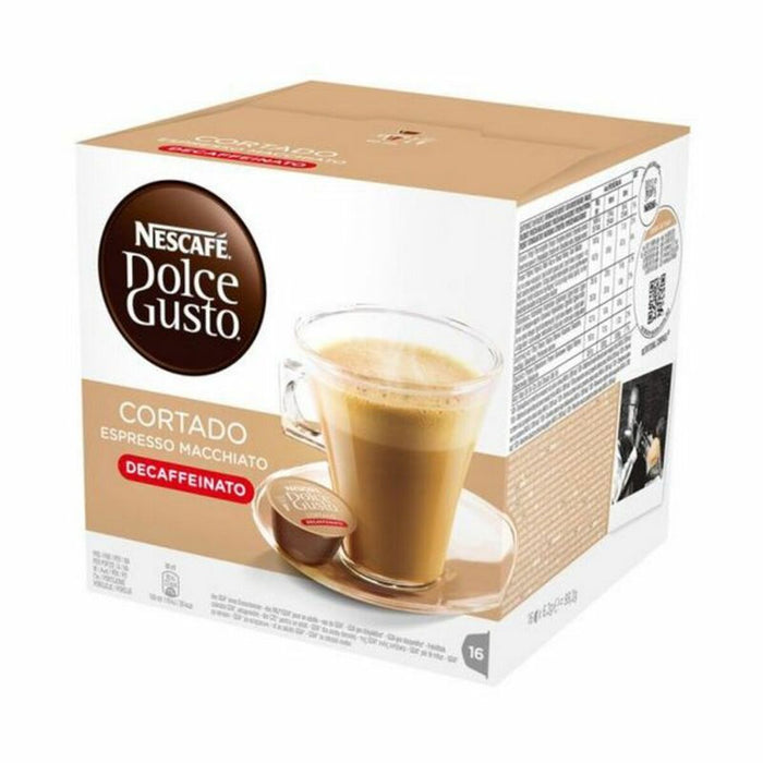 Cápsulas de Café Nescafé Dolce Gusto 7613033494314 Espresso Macchiato Decaffeinato (16 uds)