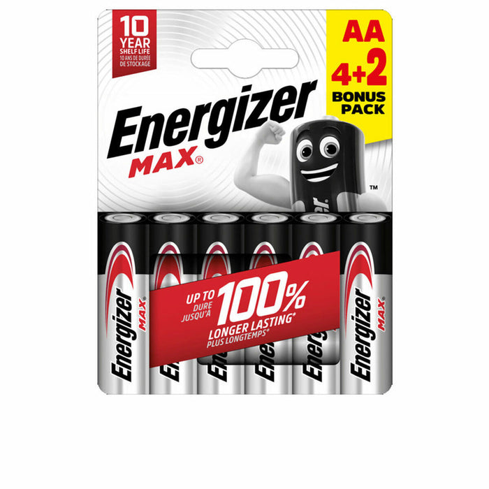 Batteries Energizer ENERGIZER MAX POWER (6 Units)