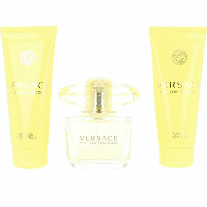 Women's Perfume Set Versace YELLOW DIAMOND 4 Pieces