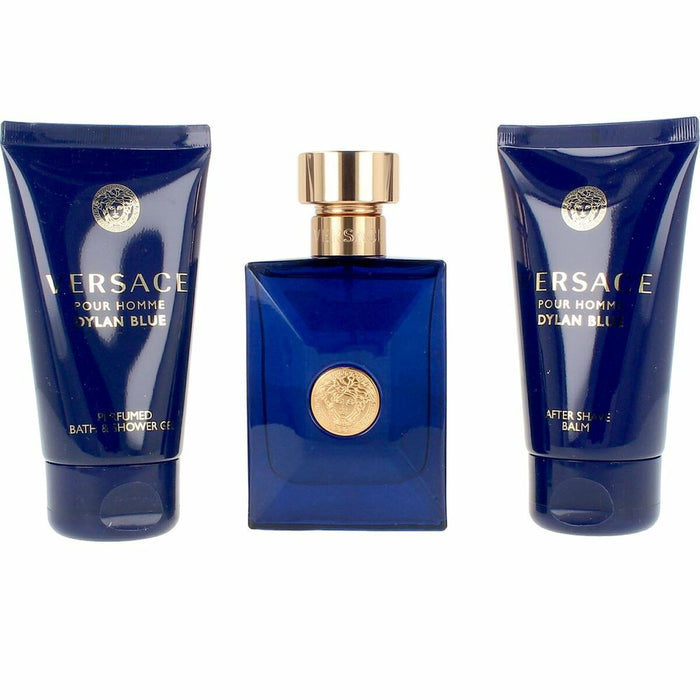 Women's Perfume Set Versace Dylan Blue 3 Pieces