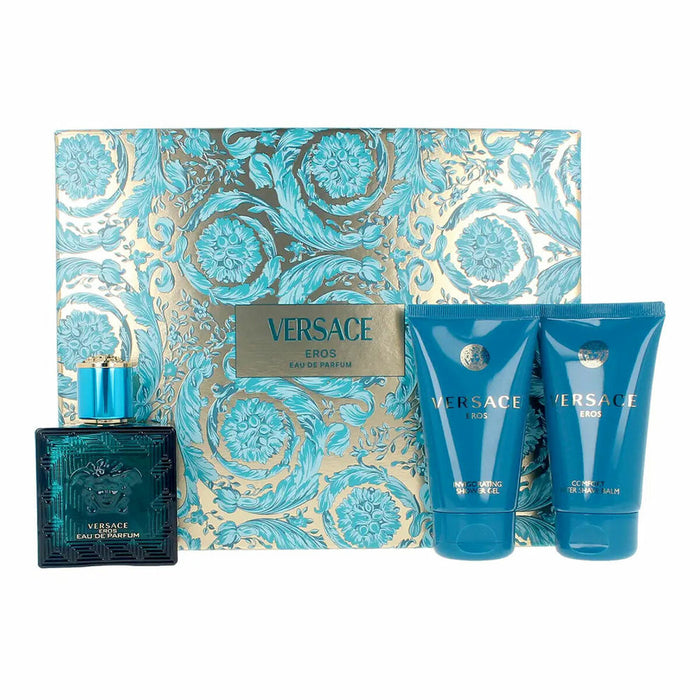 Set de Perfume Hombre Versace Eros 3 Piezas