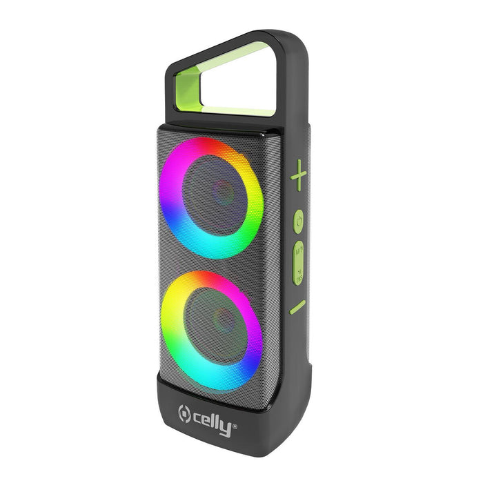 Haut-parleurs bluetooth portables Celly GROOVERGBBK Noir 10 W