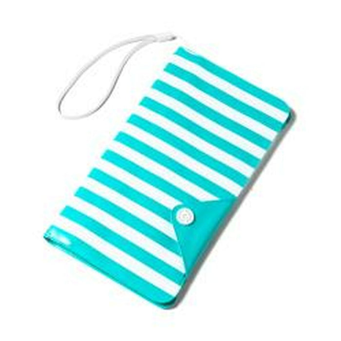 Waterproof Bag Celly SPLASHWALLETTF Turquoise Plastic