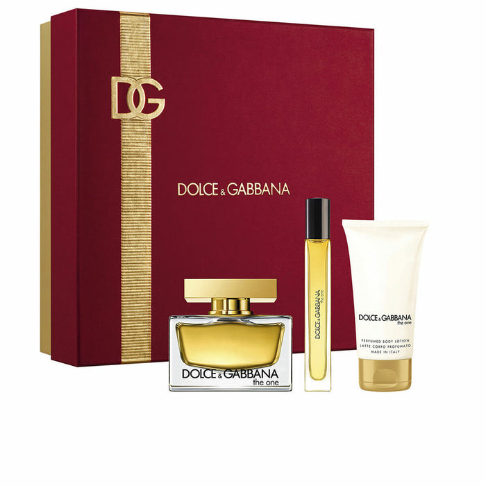 Set de Perfume Mujer Dolce & Gabbana THE ONE 3 Piezas