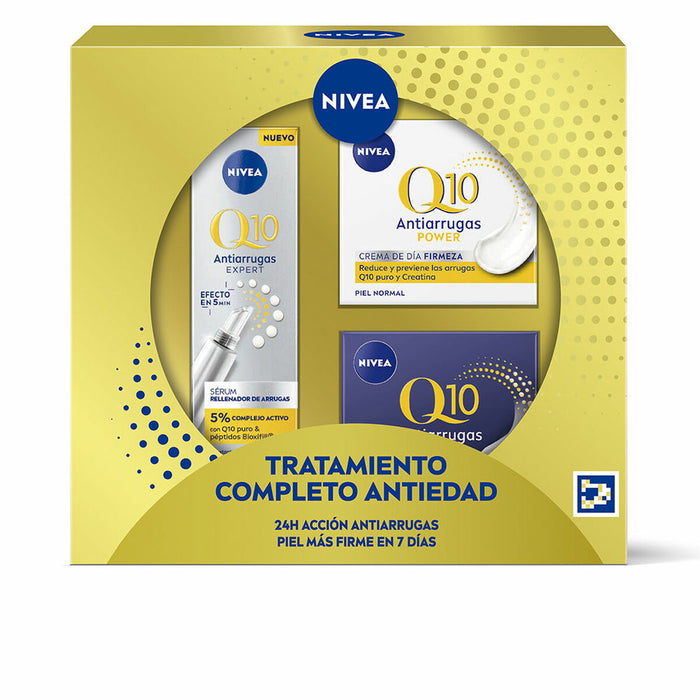 Set de Cosmétiques Femme Nivea Q10 ANTI-ARRUGAS Anti-âge Q10 3 Pièces