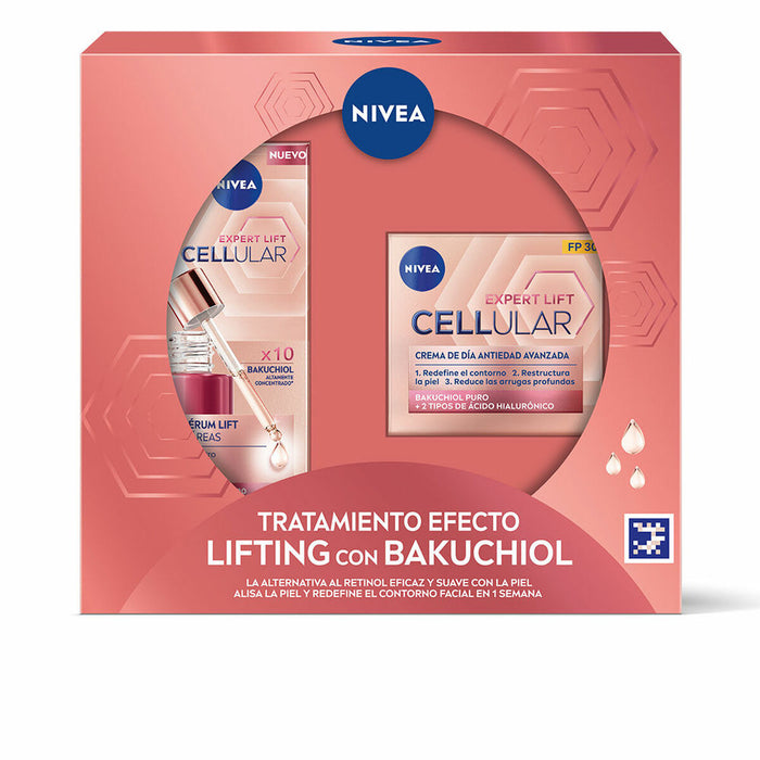 Set de Maquillage Nivea TRATAMIENTO EFECTO LIFTING CON BAKUCHIOL 2 Pièces