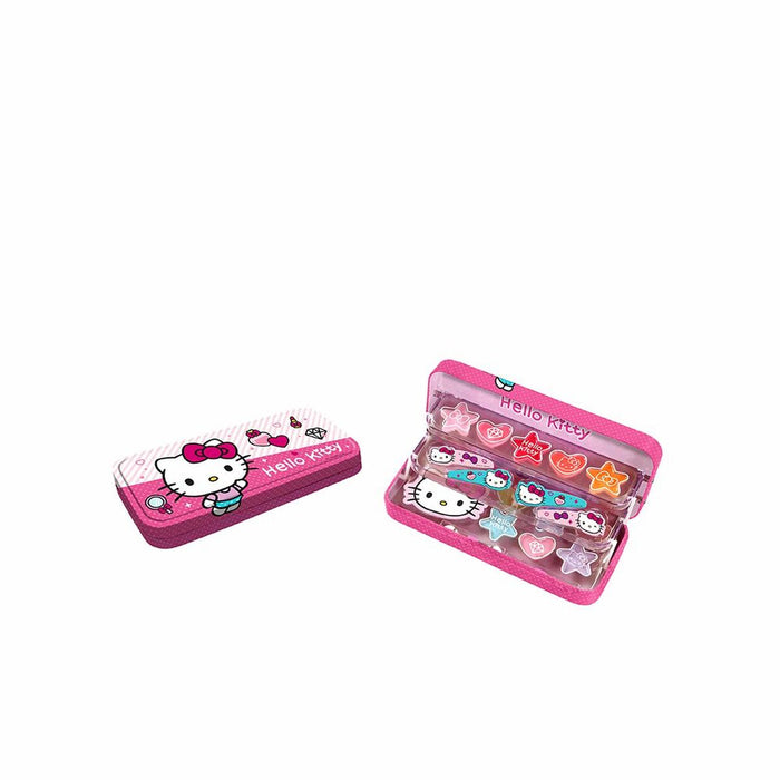 Set de Maquillaje Infantil Hello Kitty Hello Kitty Plumier Alumino Maquillaje 18 Piezas