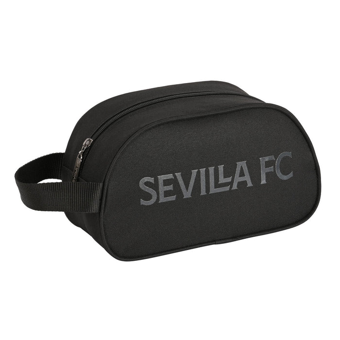 Neceser Escolar Sevilla Fútbol Club Teen Negro 26 x 15 x 12 cm