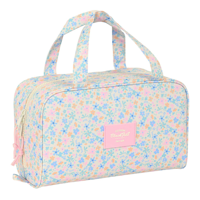 School Toilet Bag BlackFit8 Blossom Multicolour 31 x 14 x 19 cm