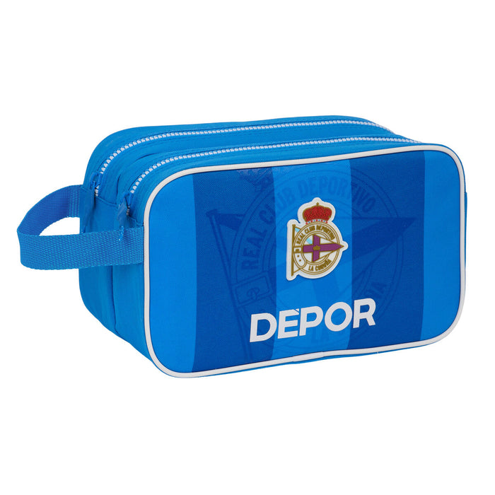 School Toilet Bag R. C. Deportivo de La Coruña Blue Sporting 26 x 15 x 12.5 cm