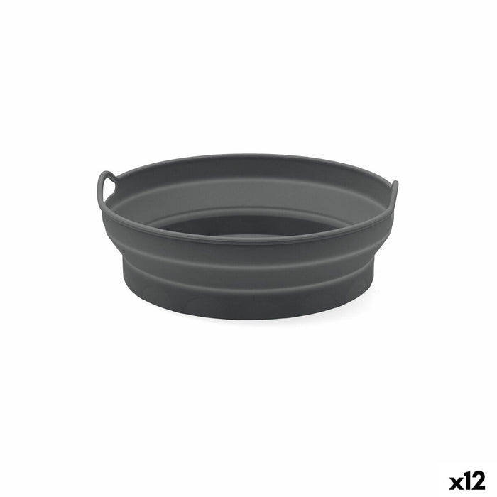 Panier en Silicone Pliable pour Friteuses à Air Quid Naturalia 20 x 20 x 7 cm (12 Unités)