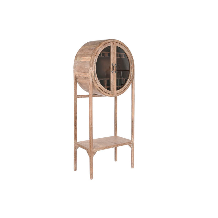 Meuble d'Appoint Home ESPRIT Naturel Verre Teck Bois Recyclé 75 x 40 x 182 cm