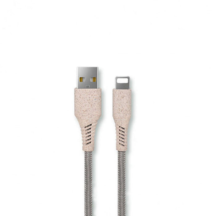 Cable USB para iPad/iPhone KSIX Blanco