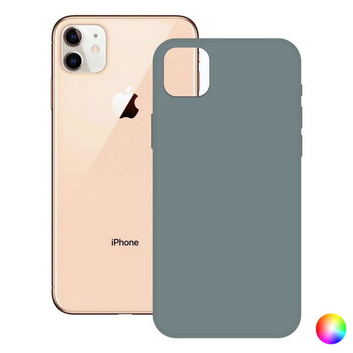 Mobile cover iPhone 12 Pro KSIX Soft Silicone iPhone 12, 12 Pro