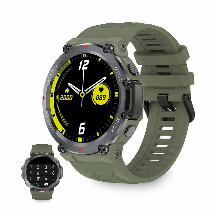 Smartwatch KSIX Oslo 1,5" Bluetooth 5.0 270 mAh Verde