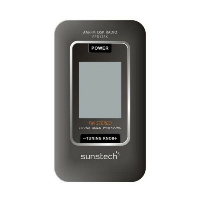 Radio Transistor Sunstech RPD12 AM/FM LCD Negro