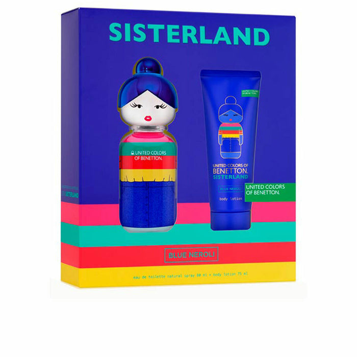 Set de Perfume Mujer Benetton Sisterland Blue Neroli 2 Piezas