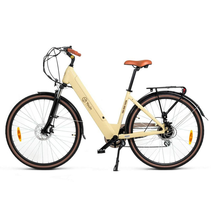 Bicicleta Eléctrica Youin BK2128C Crema 28" 250 W