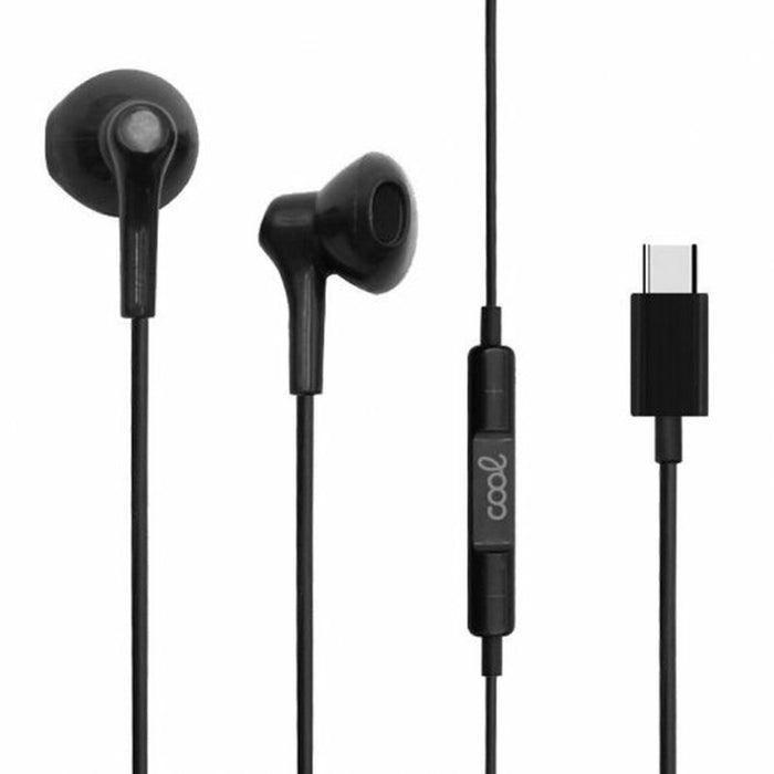 Auriculares con Micrófono Cool Negro