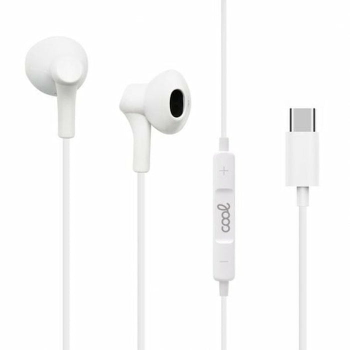 Headphones with Microphone Cool White