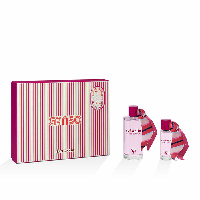 Unisex' Perfume Set El Ganso SEÑORITA MON AMOUR EDT 2 Pieces