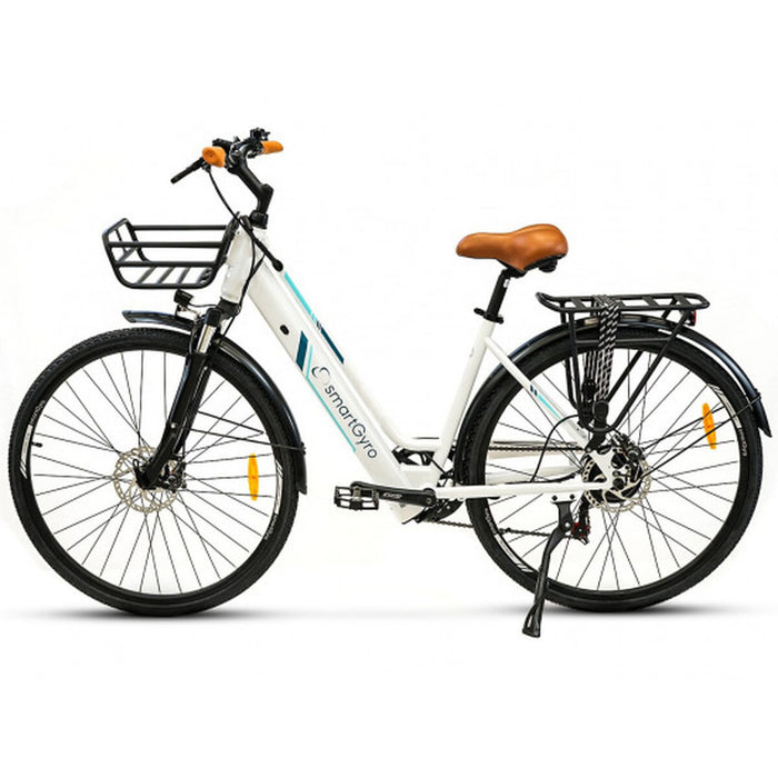 Bicicleta Eléctrica Smartgyro SUNSET 250 W 10000 mAh 27,5" Blanco