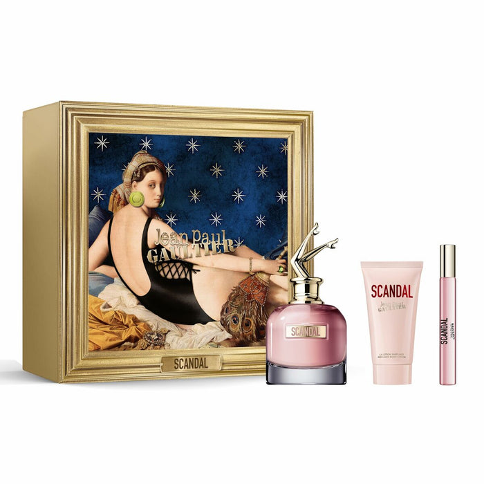 Set de Perfume Mujer Jean Paul Gaultier Scandal EDP 3 Piezas