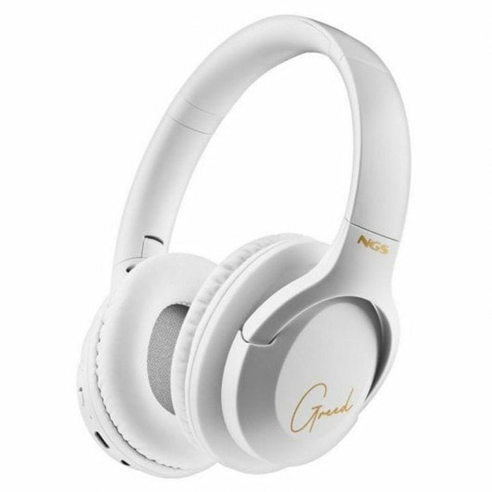 Auriculares Bluetooth con Micrófono NGS ARTICAGREEDWHITE Blanco