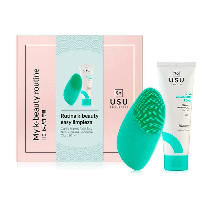 Unisex Cosmetic Set USU Cosmetics My K-Beauty Easy Rutine 2 Pieces