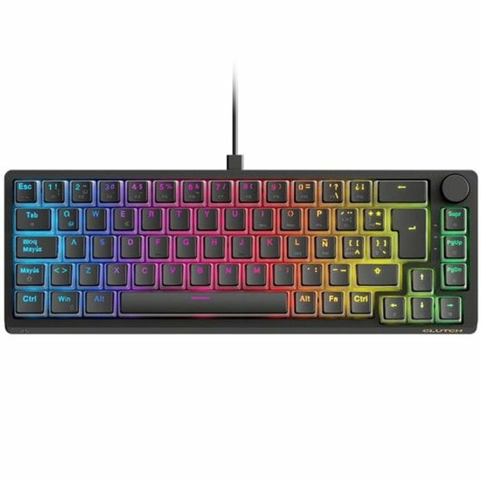 Gaming Keyboard Forgeon Clutch Black Spanish Qwerty