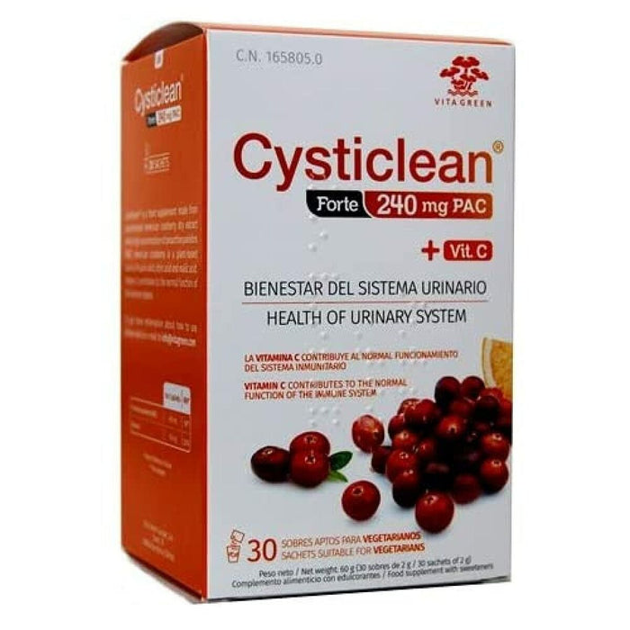 Suplemento digestivo CYSTICLEAN Forte 30 unidades