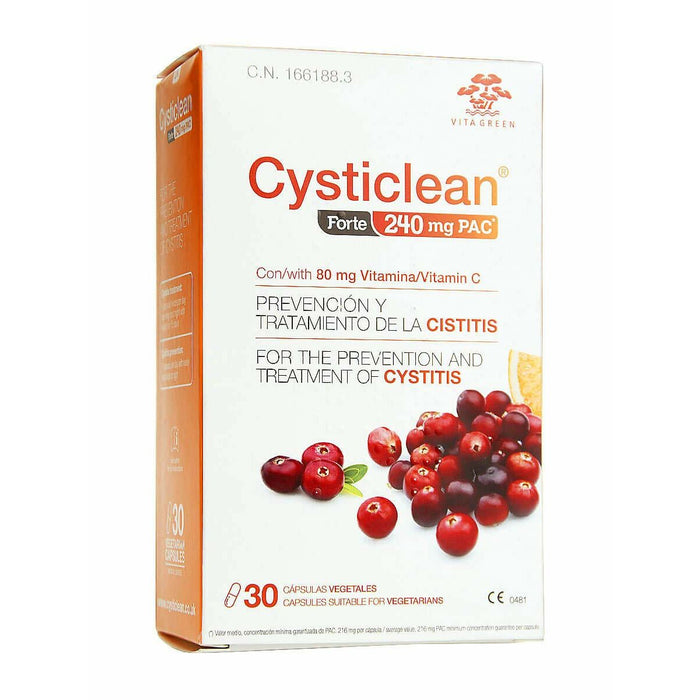 Suplemento digestivo CYSTICLEAN Forte 30 unidades