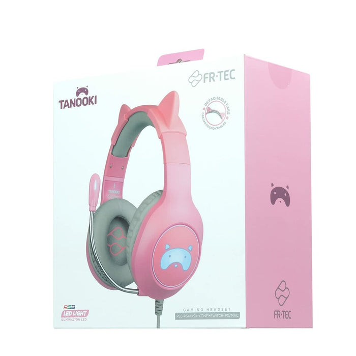 Auriculares de Diadema Tanooki FR-TEC Tanooki Rosa