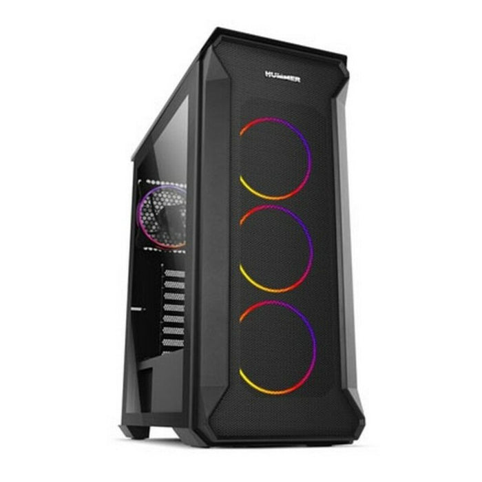 Boîtier Demi Tour Micro ATX / Mini ITX / ATX Nox Hummer Quantum RGB Ø 12 cm Noir