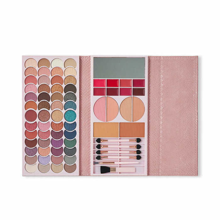 Set de Maquillaje Magic Studio Rose Gold Large Wallet 67 Piezas