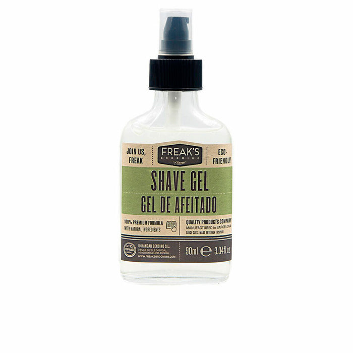 Shaving Gel Freak´s Grooming Transparent (90 ml)