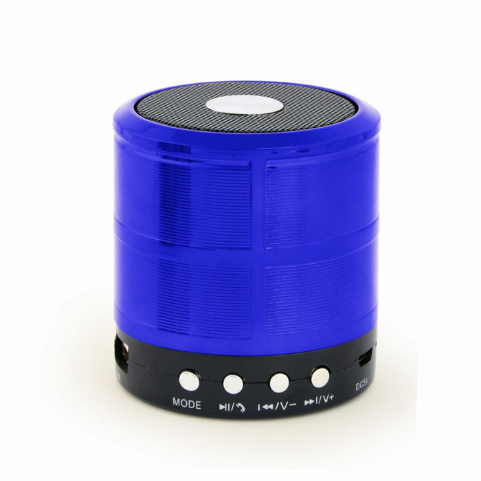 Altavoz Bluetooth Portátil GEMBIRD SPK-BT-08-B Negro/Azul 3 W 4 W