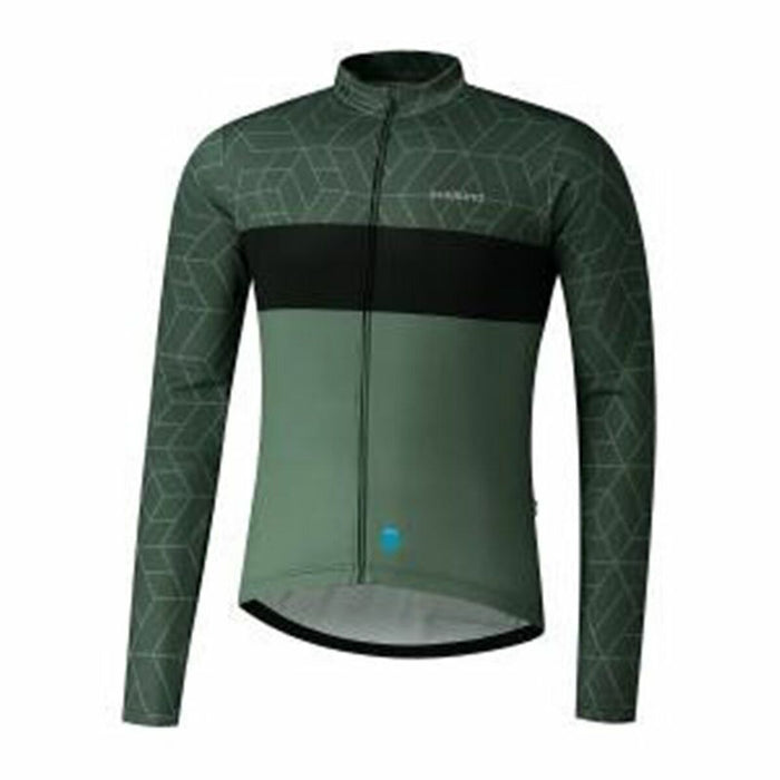 Men's Sports Jacket Shimano Vertex Printed Green