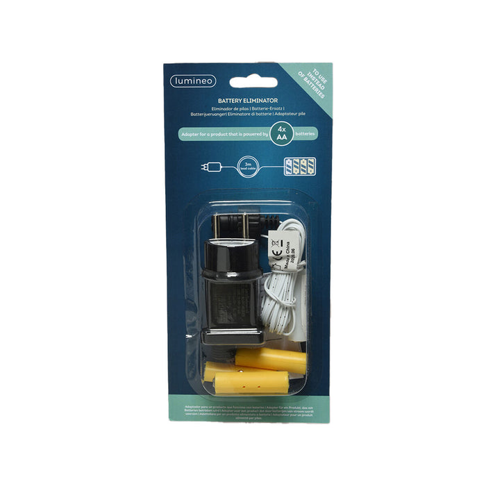 Éliminateur de piles Lumineo Intérieur 3 V 220-240 V AA