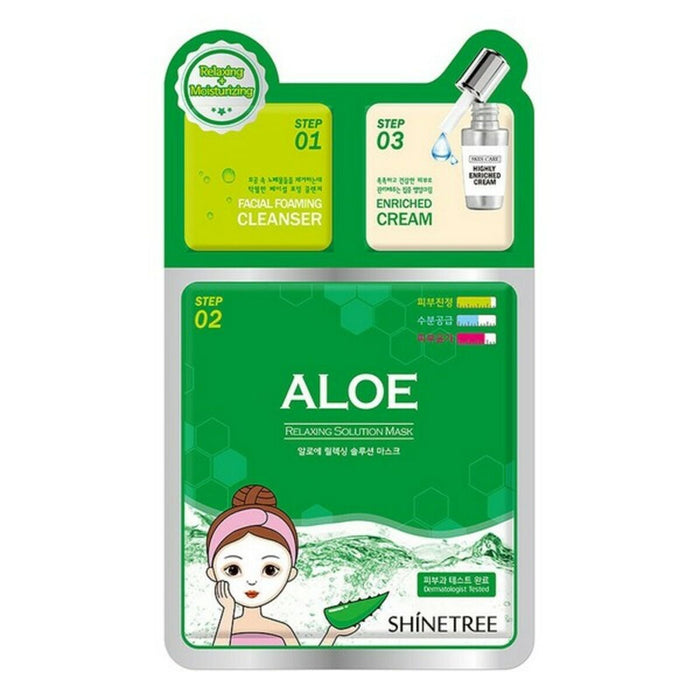 Moisturizing Facial Mask Shinetree Aloe Vera (28 ml)