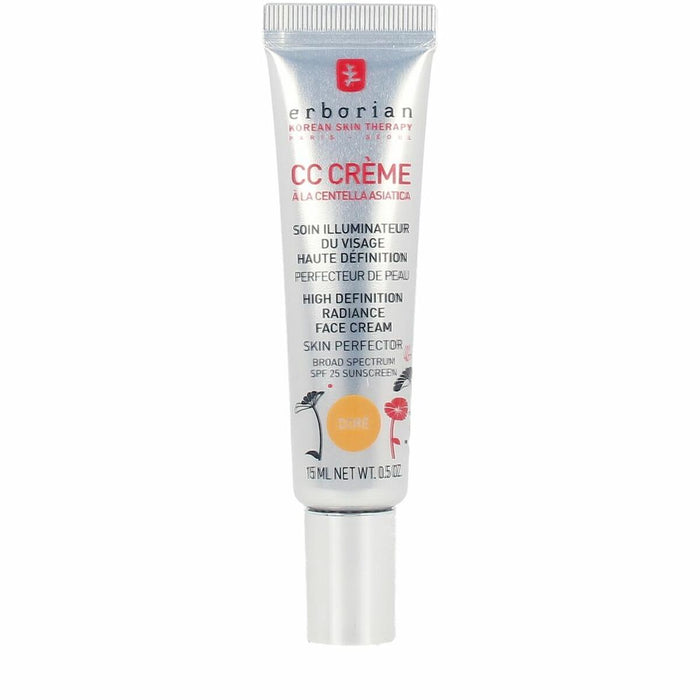 Crema Iluminadora Erborian CC CREAM centella asiática Spf 25 15 ml