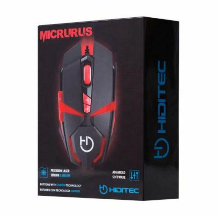 Ratón Gaming Hiditec GMO010001 8100 dpi