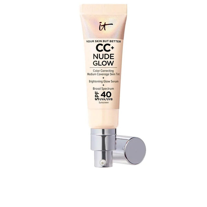 Base de Maquillaje Cremosa It Cosmetics CC+ Nude Glow Fair Spf 40 32 ml