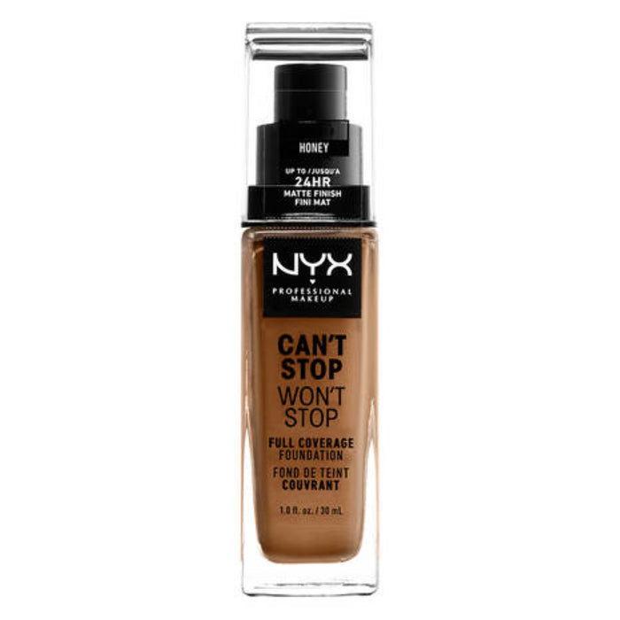 Base de Maquillaje Cremosa NYX Can't Stop Won't Stop honey (30 ml)