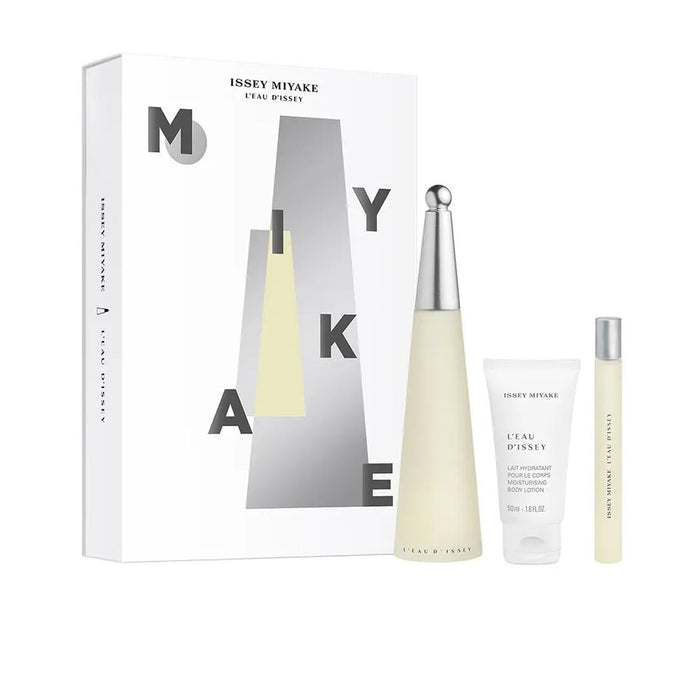 Women's Perfume Set Issey Miyake L'Eau D'Issey 3 Pieces