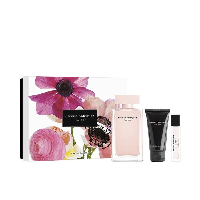 Set de Parfum Femme Narciso Rodriguez For Her 3 Pièces