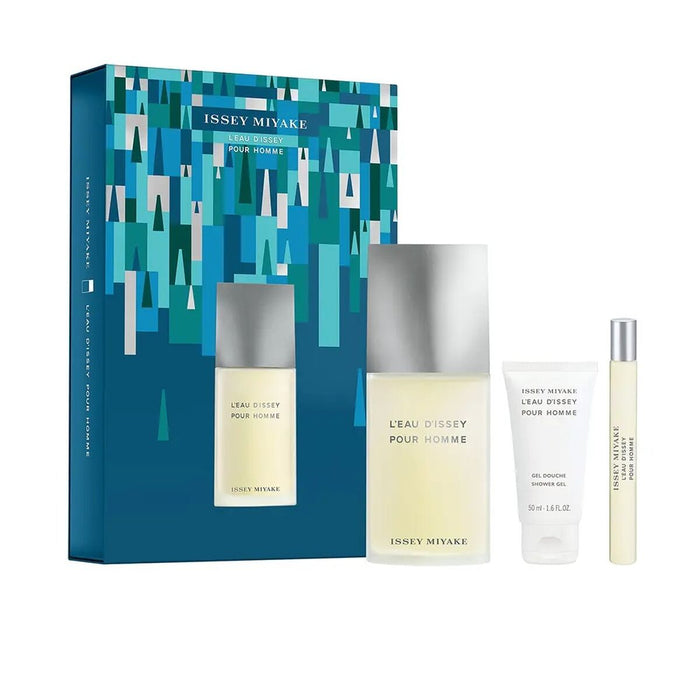 Set de Perfume Mujer Issey Miyake L'EAU D'ISSEY POUR HOMME EDT 3 Piezas