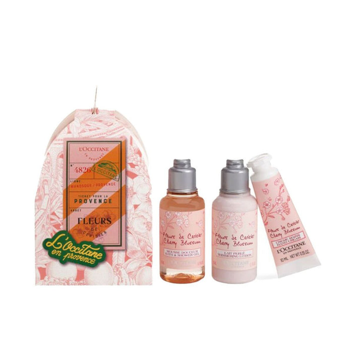 Set de Perfume Mujer L'Occitane En Provence Flores de Cerezo 3 Piezas